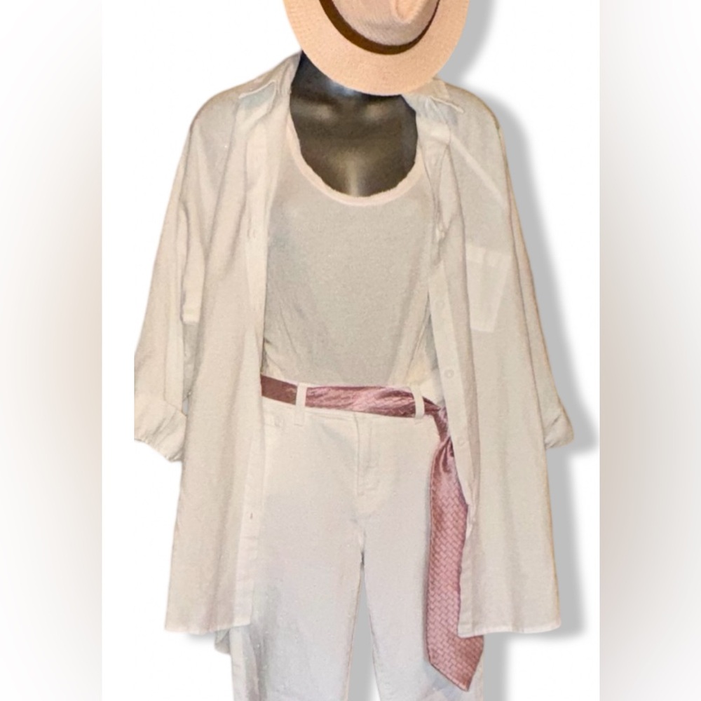 Sample Oversized Cotton Blouse, Large - image 3